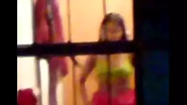 Woman Bathing Voyeur