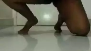 Pretty cutie stripped show to tease her boyfriend