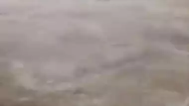 Kaira Nisha does a boobflash beside the highway