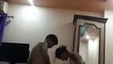 Brave tiny desi Girl blowjob and first time fucking! Clear hindi talking