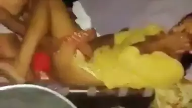 Old man drills his young granddaughter into the bed