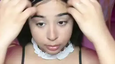 Accidental nipple slip of Tango video call sex girl