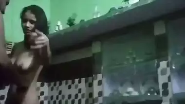 Village couple standing romance and viral sex