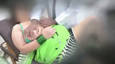 Doctor checking aunty big boobs and fingering pussy