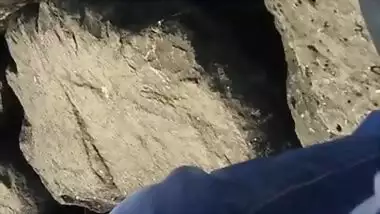 Indian Couple kissing in public 