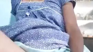 Telegu wife masturbating with big banana