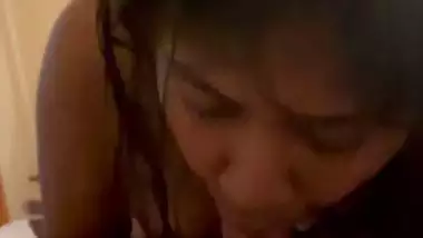 Naked Indian blowjob girl loves sucking dick