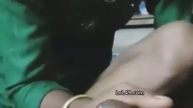 Village wife erotic blowjob and sex with husband