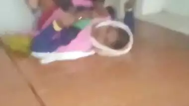 Village aunty boobs press and fucking recorded by other man