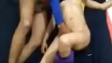 Desi Girl with 2 young boy