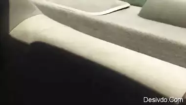 Horny Desi Wife Showing Boobs Pussy in Cab