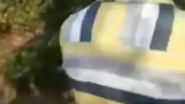 XXX sex episode HD of a legal age teenager pair having enjoyment outdoors after college