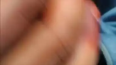 Telegu girl sucking dick of lover on cam