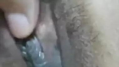 Desi wife and hubby XXX play with each other's genitals for webcam