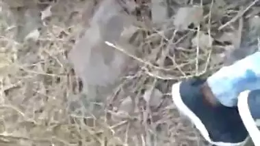 Village lover caught fucking outdoor