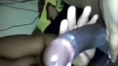 Emplyee jerking her boss.