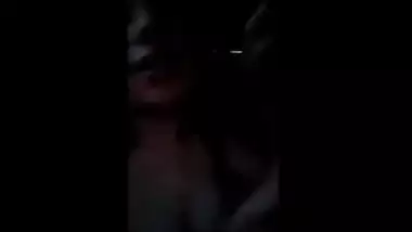 Indian teen outdoor mms with bf in car