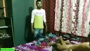 Indian hot girl caught while fucking with another big ass boy! with clear hindi audio