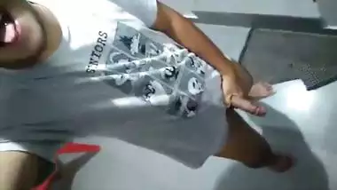 Indian college guy exposing big dick