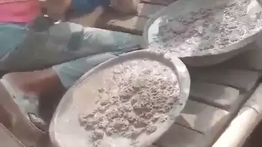 Labour fucking village girl during house construction