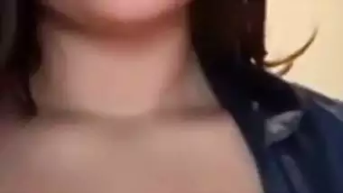 Sexy IT babe enjoys video call sex with her horny colleague