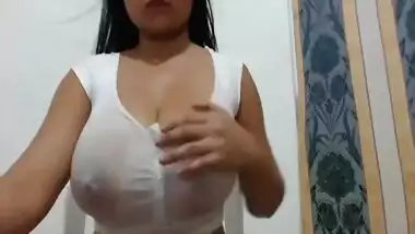 Unveiled large billibongs for bf on web camera