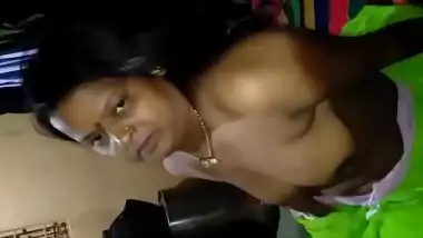 Stud grabs camera and films porn video as soon as Indian stepmom hints at sex