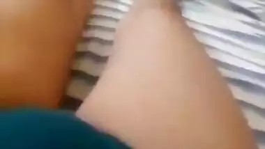 Desi young girl with lover in hotel room