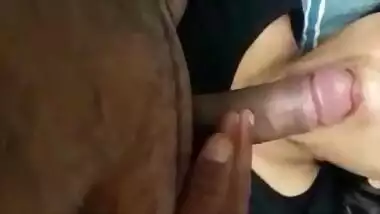 Punjabi wife sucking hubby’s cock 2
