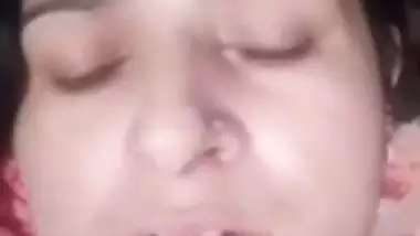 BBW showing nude body on video call with lover