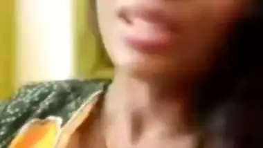 Horny cute Indian girl naked fingering video call