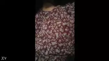 indian aunty her nice boobs press on web cam
