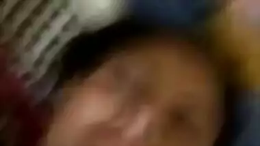 Enticing Indian doesn't know how to react when cameraman films her