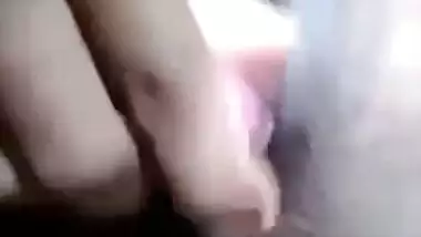 Desi nude girl fucks her pussy with a plastic bottle