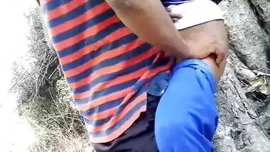 Outdoor standing fucking