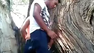 Desi college couple Enjoying Sex in Jungle