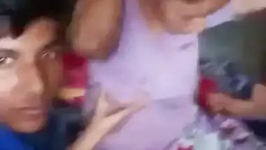 Playing With Hot Tits Of Village Chick