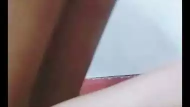 Girlfriend in glasses stands nude in bathroom viral xxx